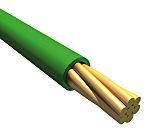 Alpha Wire Ecogen Ecowire Plus Series Green 0.13 mm² Hook Up Wire, 26 AWG, 7/0.16 mm, 30m, MPPE Insulation, 6821 GR005