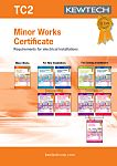 Kewtech Corporation TC2 Electrical Installation Certificate, Certificate Type Electrical Installation, Minor Works, For