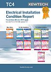 Kewtech Corporation TC4 Electrical Installation Certificate, Certificate Type Inspection & Test Schedule, For Use With