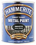 Hammerite Metal Paint in Smooth Green 750ml