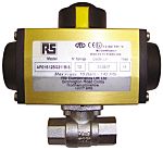 RS PRO Ball type Pneumatic Actuated Valve, BSP 1-1/2in, 40 bar