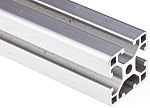 RS PRO Silver Aluminium Profile Strut, 30 x 30 mm, 6mm Groove, 2000mm Length