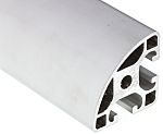 RS PRO Silver Aluminium Profile Strut, 40 x 40 mm, 8mm Groove, 2000mm Length