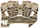 RS PRO Grey, 6mm², Single-Level, Spring Clamp Termination