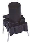 MEC IP67 Black Cap Tactile Switch, SPST 50 mA @ 24 V dc