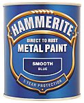 Hammerite Metal Paint in Smooth Blue 250ml