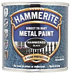Hammerite Metal Paint in Hammered Black 250ml