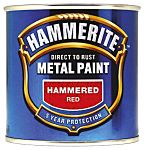 Hammerite Metal Paint in Hammered Red 250ml