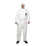 Kimberly Clark White Disposable overalls, CE CAT III. EN 1073-2:2002; EN 1149-1:1995; EN 13034:2005 - Limited Splash