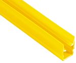 RS PRO Yellow PP Cover Strip, 8mm Groove Size, 2m Length