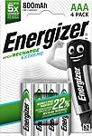 Energizer NiMH Rechargeable AAA Battery, 800mAh, 1.2V