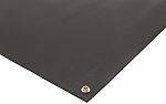 RS PRO Black Bench/Floor ESD-Safe Mat, 1.2m x 600mm x 2mm