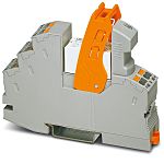 Phoenix Contact RIF-1-RPT-LDP-24DC/2X21AU Series Interface Relay, DIN Rail Mount, 24V dc Coil, DPDT, 2-Pole