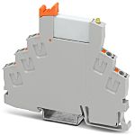 Phoenix Contact RIF-0-RPT-24DC/21AU Series Interface Relay, DIN Rail Mount, 24V dc Coil, SPDT, 1-Pole