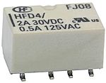 Relé de señal sin enclavamiento RS PRO, DPDT, 24V dc, 2 A dc, 2 A ac, montaje en PCB, para