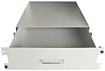 RS PRO Grey Drawer, 3U, 35kg Load