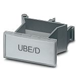 Phoenix Contact, UBE/D Marker Carrier for use with  for use with Terminal Blocks