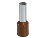 Phoenix Contact, AI 10 -12 BN Insulated Crimp Bootlace Ferrule, 12mm Pin Length, 4.6mm Pin Diameter, 10mm² Wire Size,
