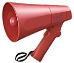 TOA ER-520S Red 6 W Hand Grip Megaphone with Siren Alert