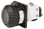 Eaton, GHG IP54, IP66 Black Cable Mount 4P Heavy Duty Power Connector Socket, Rated At 32A, 415 V