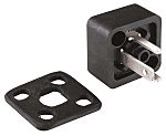 RS PRO 2P+E DIN 43650, Male Solenoid Valve Connector, 250 V ac Voltage