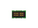 Midas Yellow Passive matrix OLED Display COB Parallel Interface
