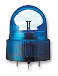 Schneider Electric XVR Series Blue Rotating Beacon, 24 V ac/dc, Base Mount, LED Bulb