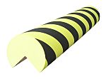 RS PRO Black, Yellow Impact Protector 1000mm x 100mm