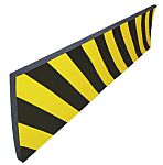 RS PRO Black, Yellow Impact Protector 1500mm x 1m