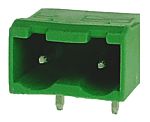RS PRO, 7.62mm Pitch, 2 Way, Right Angle, Pluggable Terminal Block, Header, Through Hole, Solder Termination