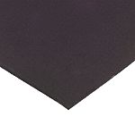Lámina de caucho natural Negro RS PRO, densidad 1.5g/cm³, 1m x 600mm x 3mm