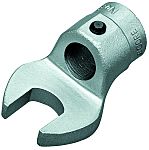 Gedore 8791 Series Open Ended Insert Spanner Head, 19 mm, Chrome Finish
