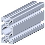 RS PRO Silver Aluminium Profile Strut, 20 x 40 mm, 5mm Groove, 2000mm Length