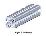 RS PRO Black Aluminium Profile Strut, 20 x 20 mm, 5mm Groove, 2000mm Length