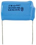 Cornell-Dubilier RC Capacitor 500nF 100Ω Tolerance ±20% 250 V ac, 600 V dc 1-way Through Hole Q Series