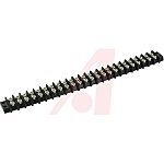 Cinch Connectors Barrier Strip, 24 Contact, 9.53mm Pitch, 2 Row, 15A, 250 V ac