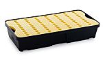 RS PRO Polyethylene Spill Tray with Grate for Industrial Storage, 30L Capacity