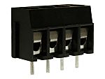 RS PRO PCB Terminal Block, 4-Contact, 5mm Pitch, Through Hole Mount, 1-Row, Screw Termination