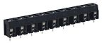 RS PRO PCB Terminal Block, 9-Contact, 10mm Pitch, Through Hole Mount, 1-Row, Screw Termination