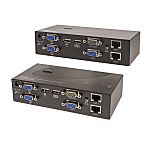 Extender KVM USB, počet zobrazení: 2 CATx StarTech.com, video připojení: VGA 2