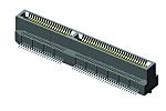 Samtec MEC8-DV Series Vertical Female Edge Connector, Surface Mount, 80-Contacts, 0.8mm Pitch, 2-Row, Solder Termination