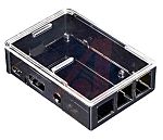 ADAFRUIT INDUSTRIES Polycarbonate  Case for use with Raspberry Pi 2, Raspberry Pi B+ in Clear, Grey