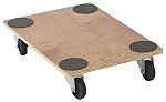 Base rodante RS PRO, Madera, carga 240kg, plataforma de 910mm, x 610mm, altura 135mm