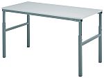 RS PRO -, TP718 ESD Workbench, 300kg Max Load, Adjustable Height, 650 → 900mm x 1800mm x 700mm
