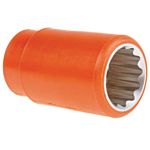 ITL Insulated Tools Ltd 1/2 in Drive 19mm Insulated Standard Socket, 12 point, VDE/1000V, 50 mm Overall Length