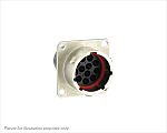 Souriau Sunbank by Eaton Circular Connector, 12 Contacts, Flange Mount, Plug, Male, IP68, IP69K, UT0 Series
