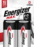 Energizer Energizer MAX 1.5V Alkaline D Batteries