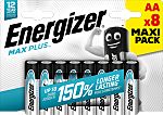 Energizer Energizer MAX PLUS Alkaline, Zinc Manganese Dioxide AA Batteries 1.5V