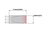 Thermaltronics 5 mm Straight Chisel Soldering Iron Tip