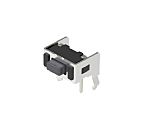 Alps Alpine Grey Button Tactile Switch, SPST 50 mA Snap-In